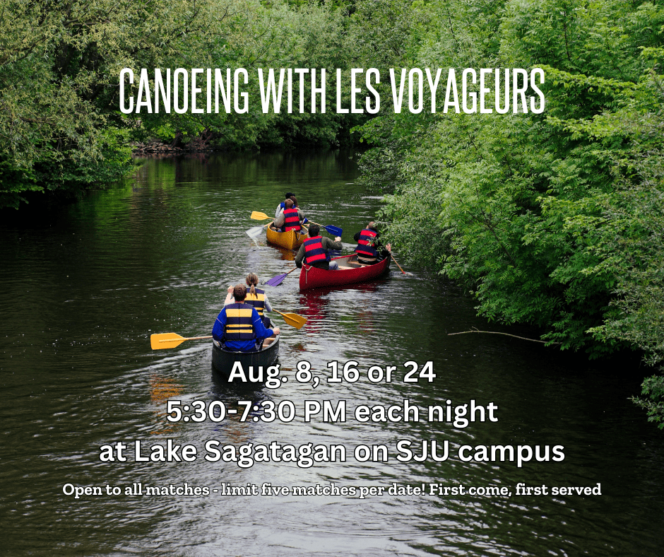 Canoeing with Les Voyageurs August 2023