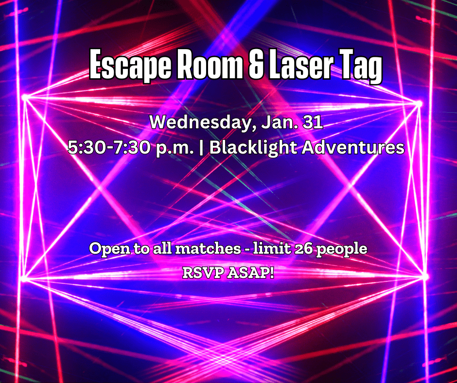 Information regarding the January 2023 laser tag activity
