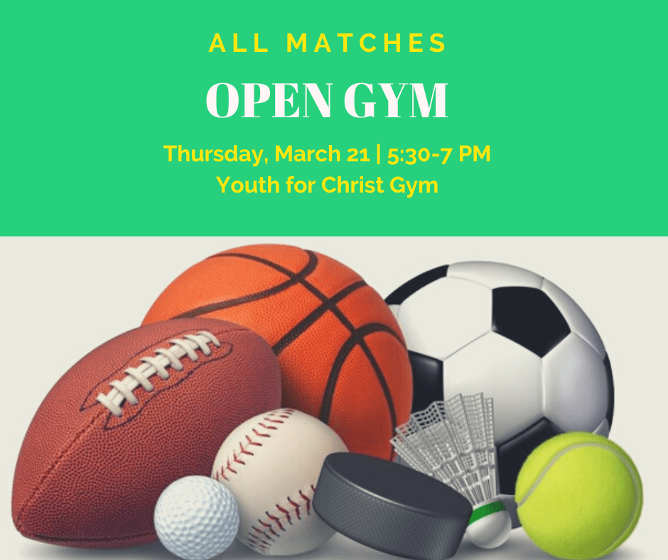 Open gym at Youth For Christ, March 21, 2024