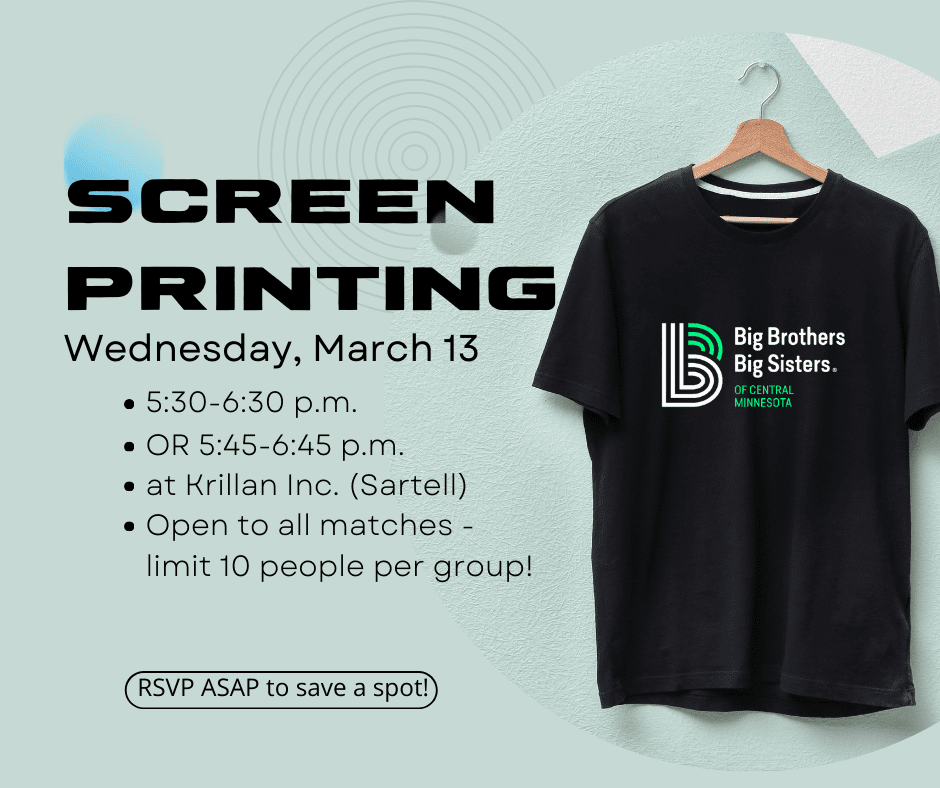 Screen printing, March 13