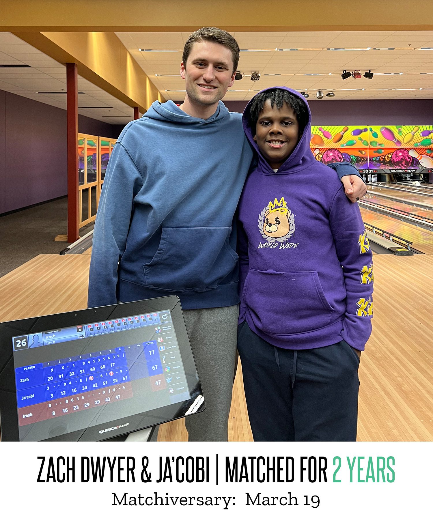 Zach Dwyer and Ja'Cobi 2 Year Matchiversary 2024