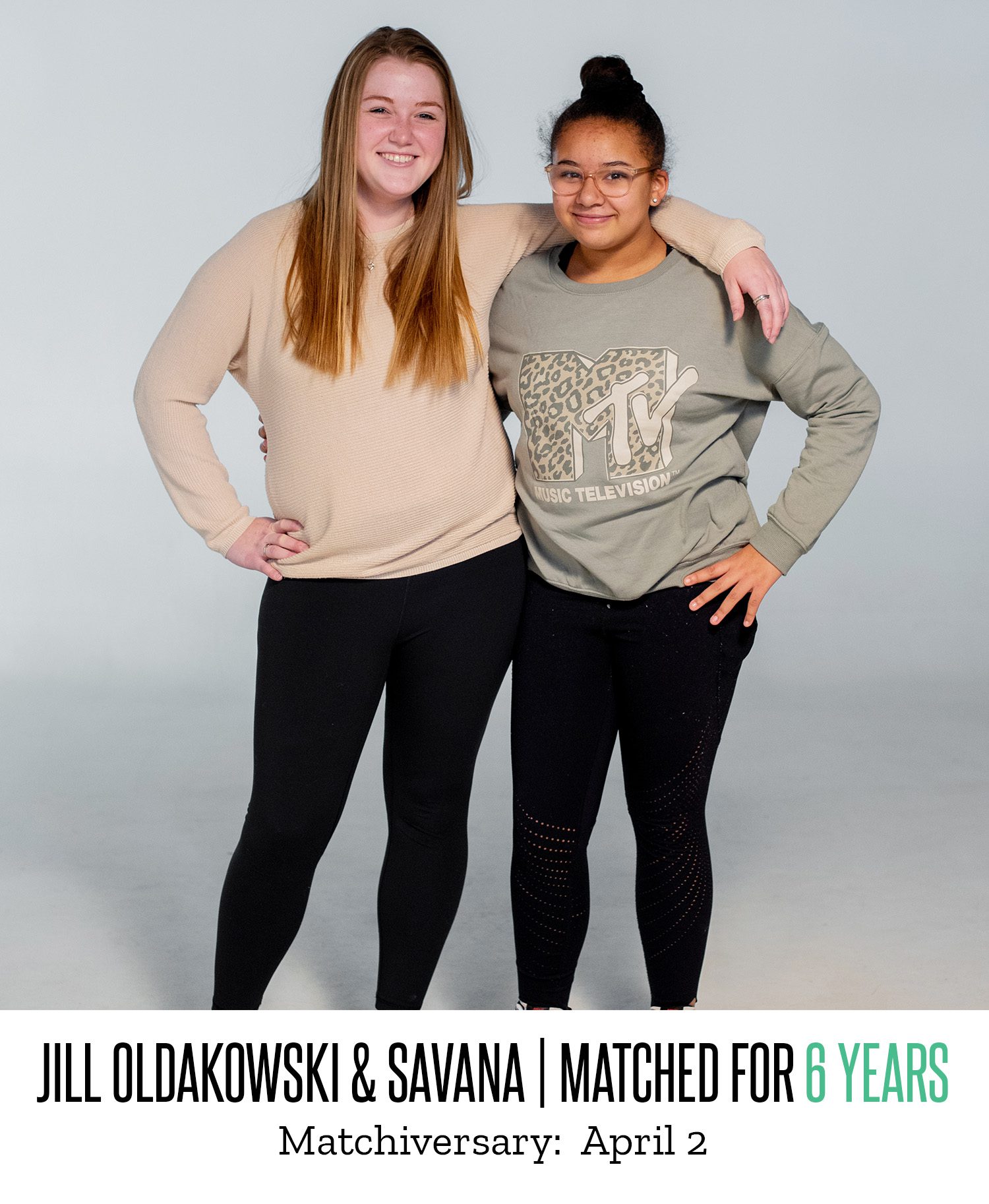 Jill Oldakowski and Savana 6 Year Matchiversary 2024