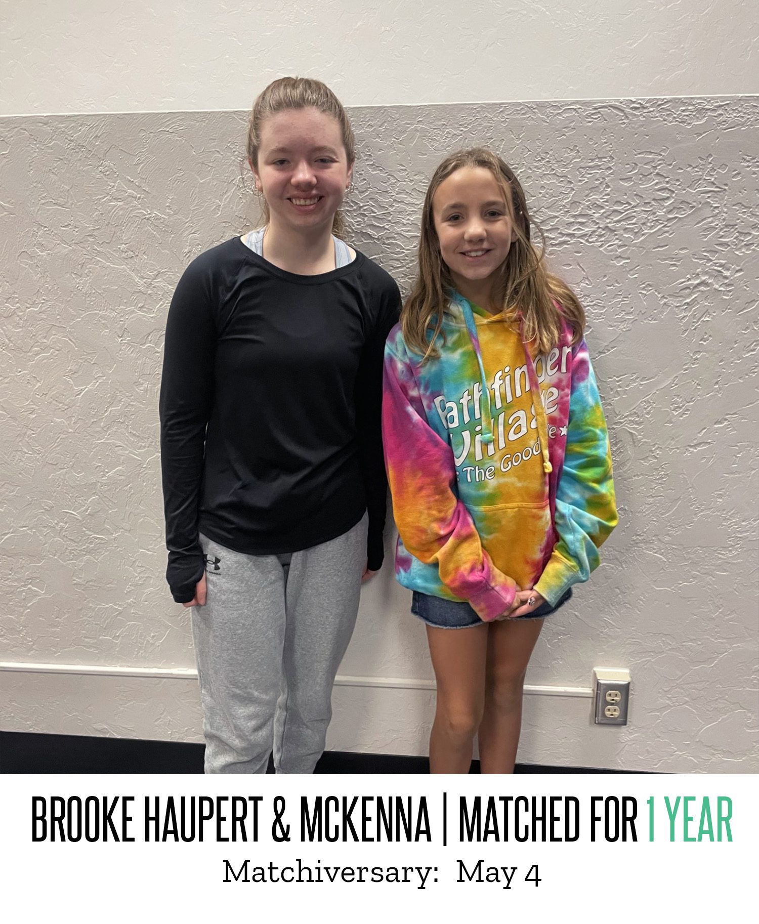 Brooke Haupert and McKenna 1 Year Matchiversary 2024