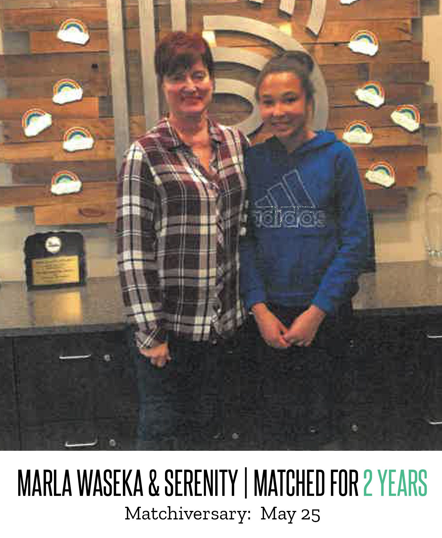Marla Waseka and Serenity Matchiversary 2024