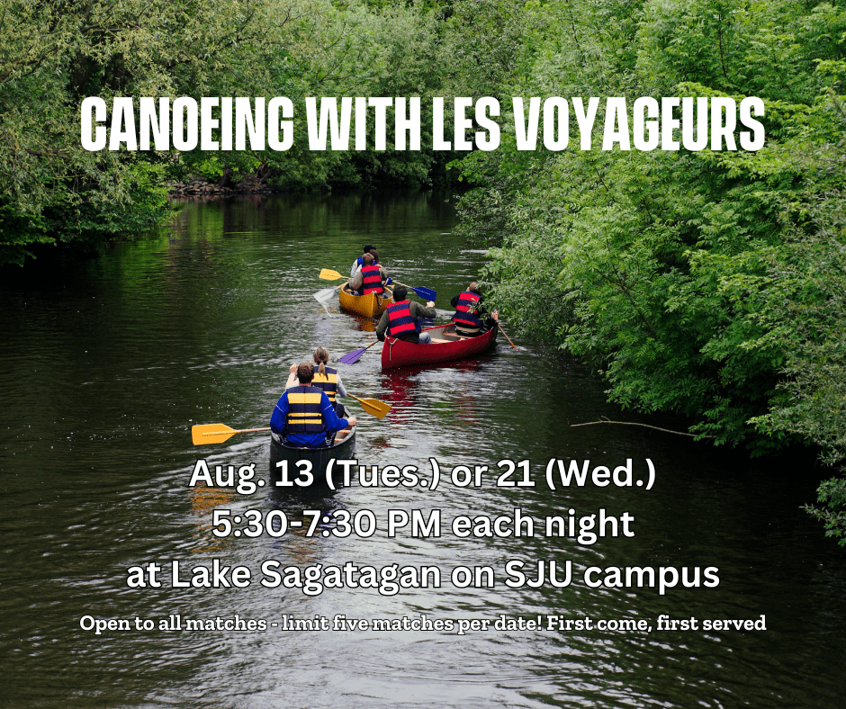 Canoeing with Les Voyageurs August 2024