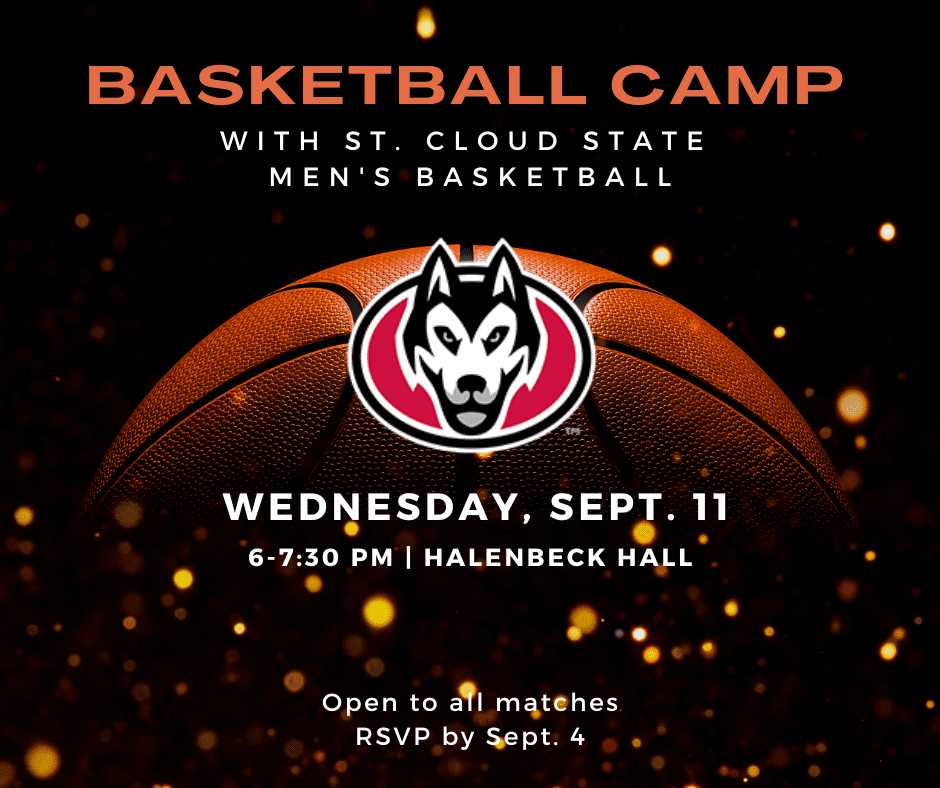 Basketball camp with SCSU Men's Basketball 2024 activity