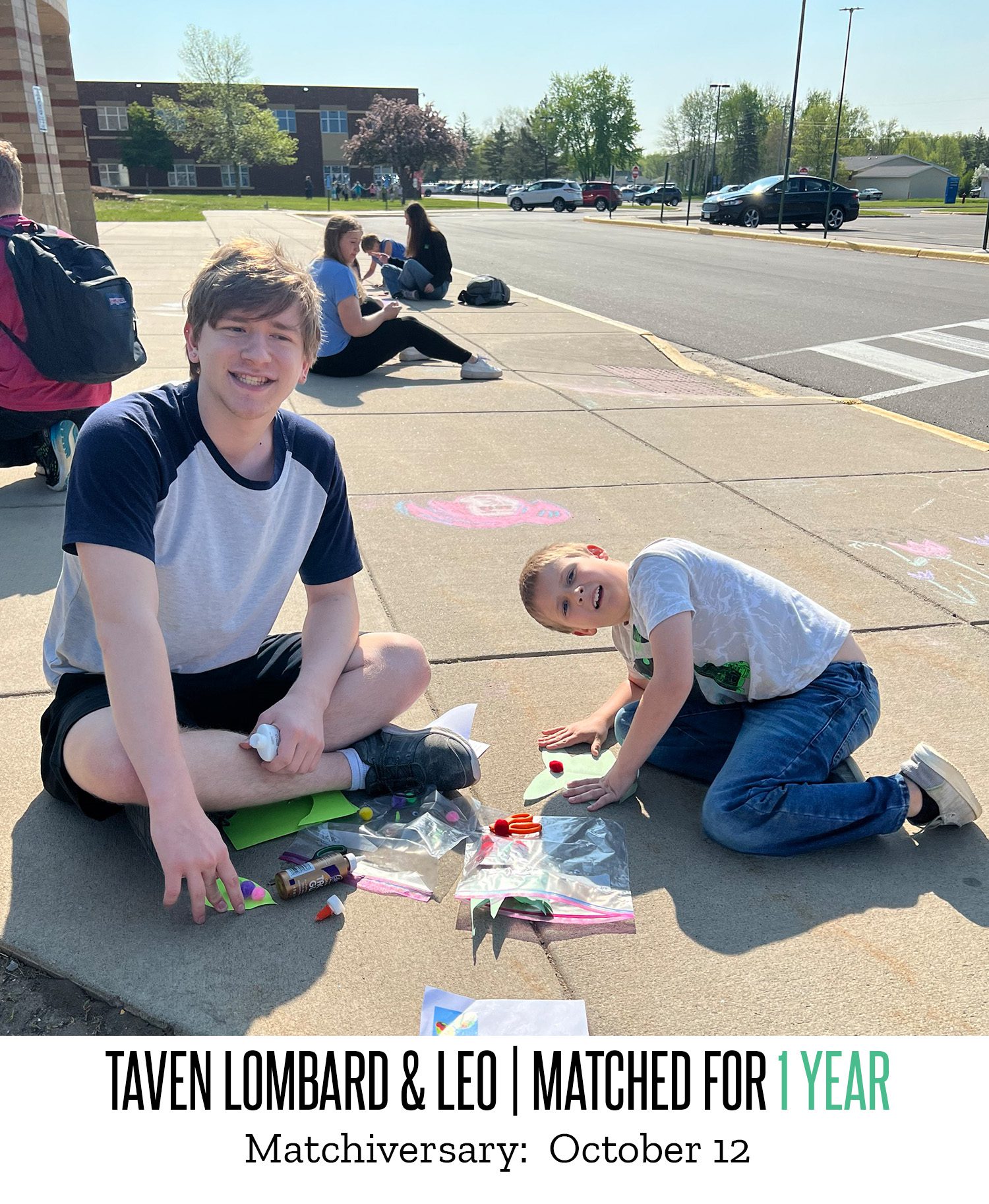 Taven Lombard and Leo 1 Year Matchiversary