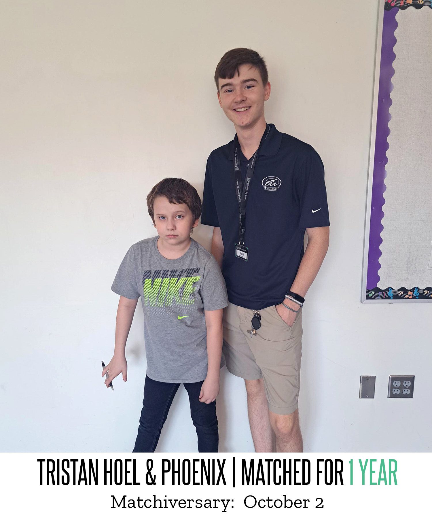 Tristan Hoel and Phoenix 1 Year Matchiversary