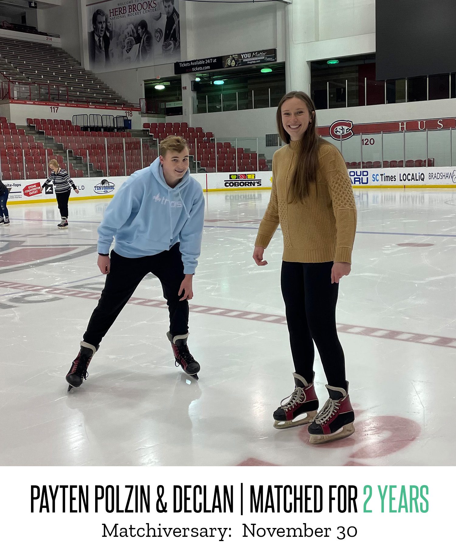 Payten Polzin and Declan 2 Year Matchiversary