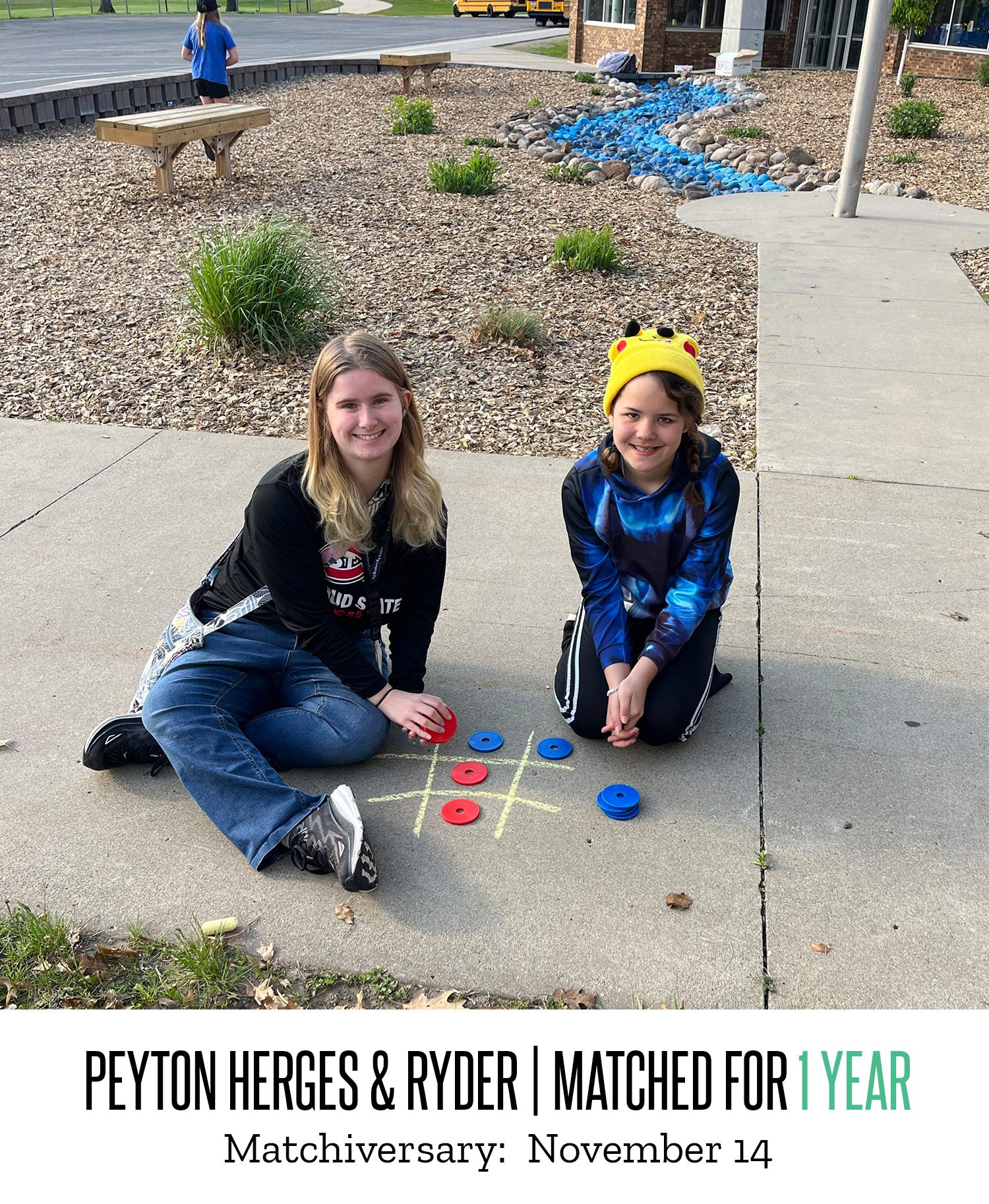 Peyton Herges and Ryder 1 Year Matchiversary