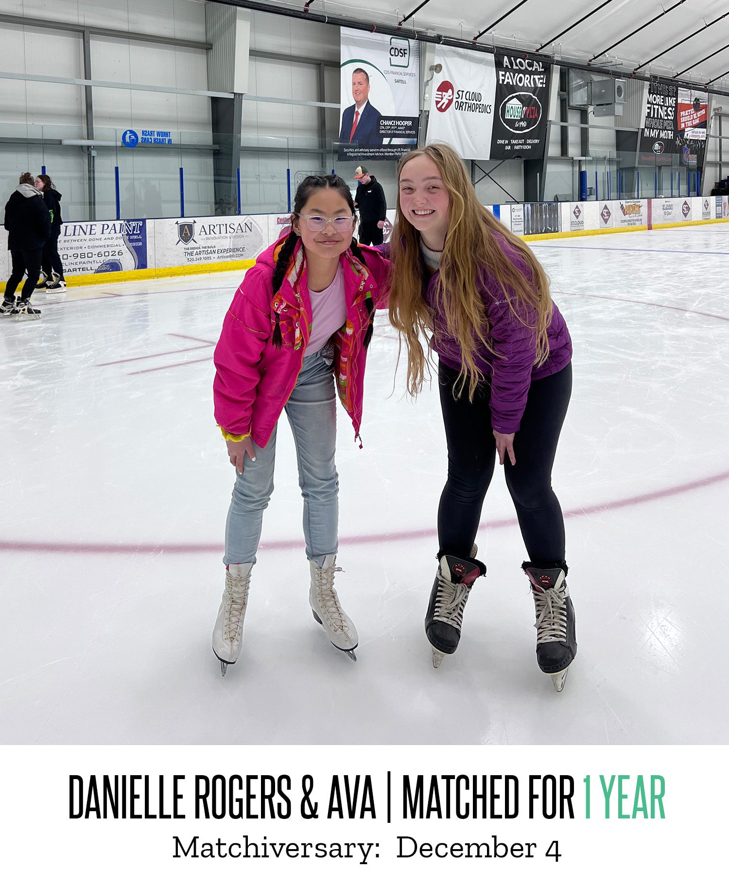 Danielle Rogers and Ava 1 Year Matchiversary