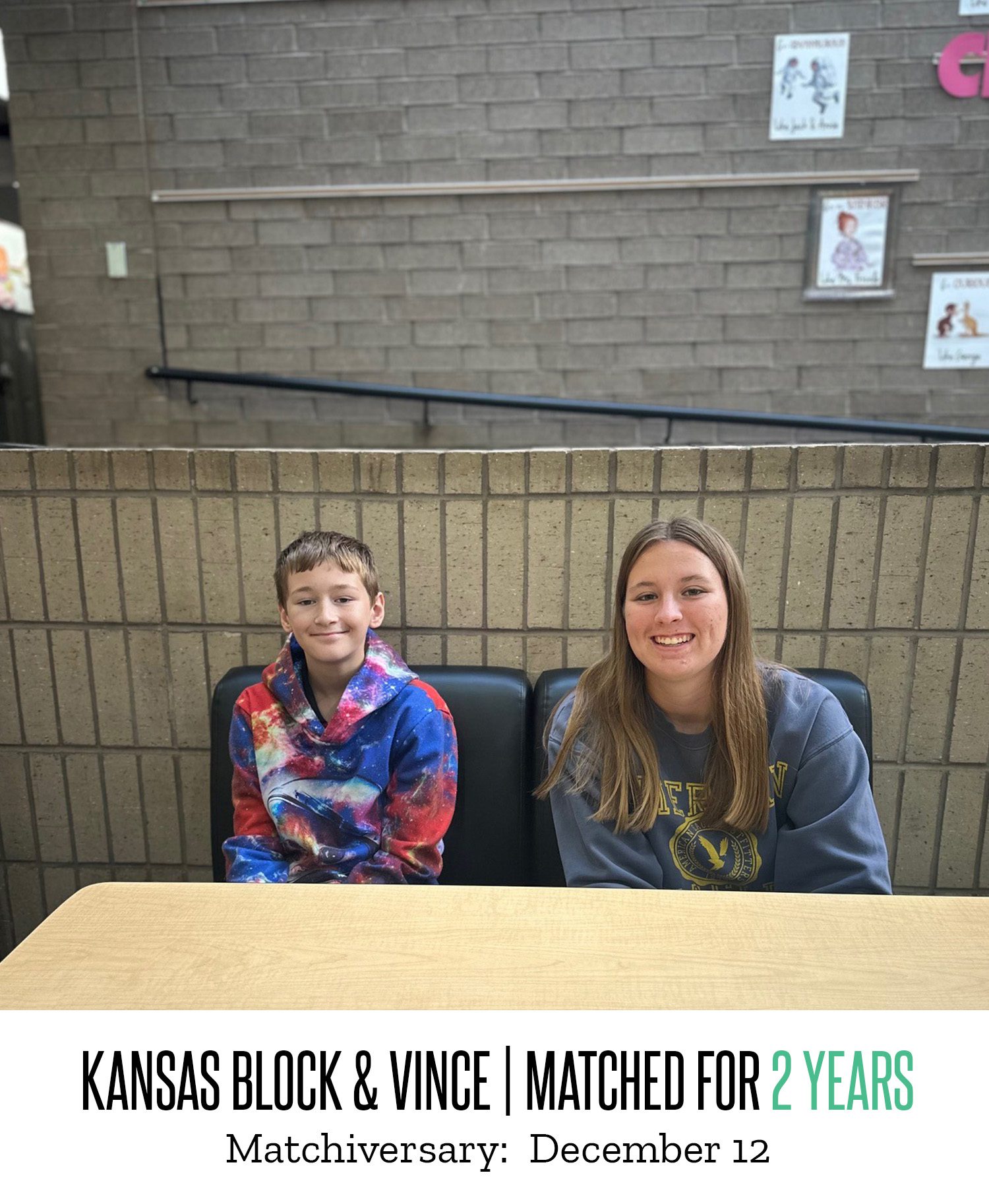 Kansas Block and Vince 2 Year Matchiversary