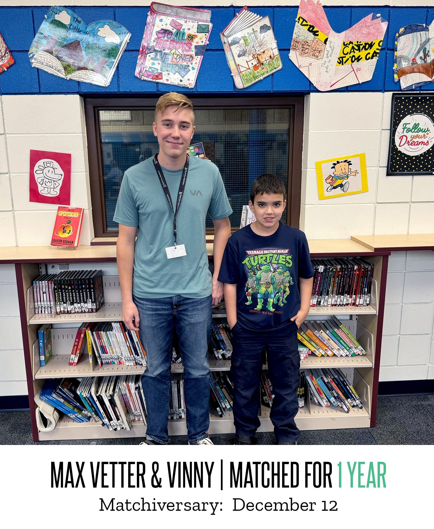 Max Vetter and Vinny 1 Year Matchiversary