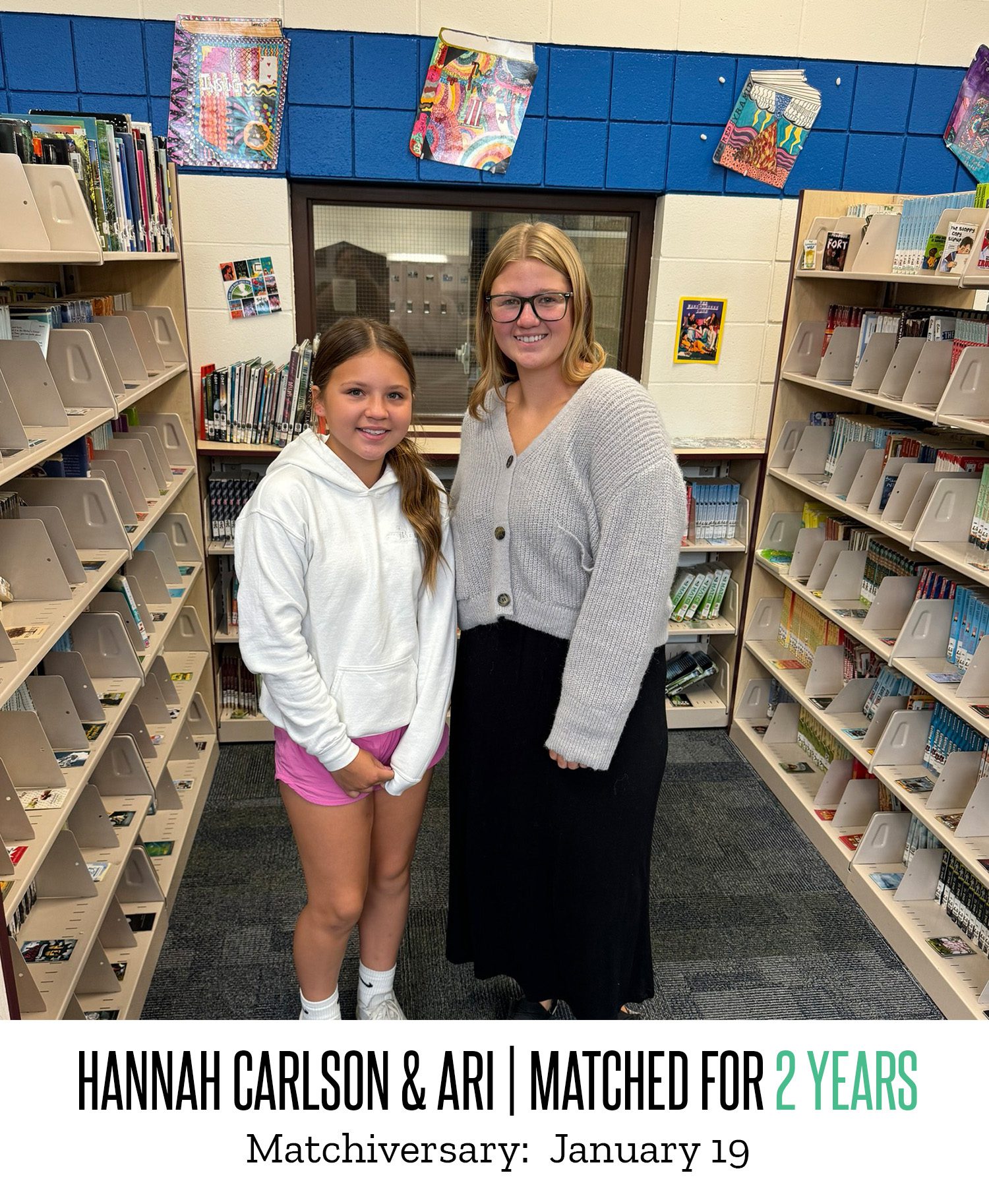 Hannah Carlson and Ari 2 Year Matchiversary