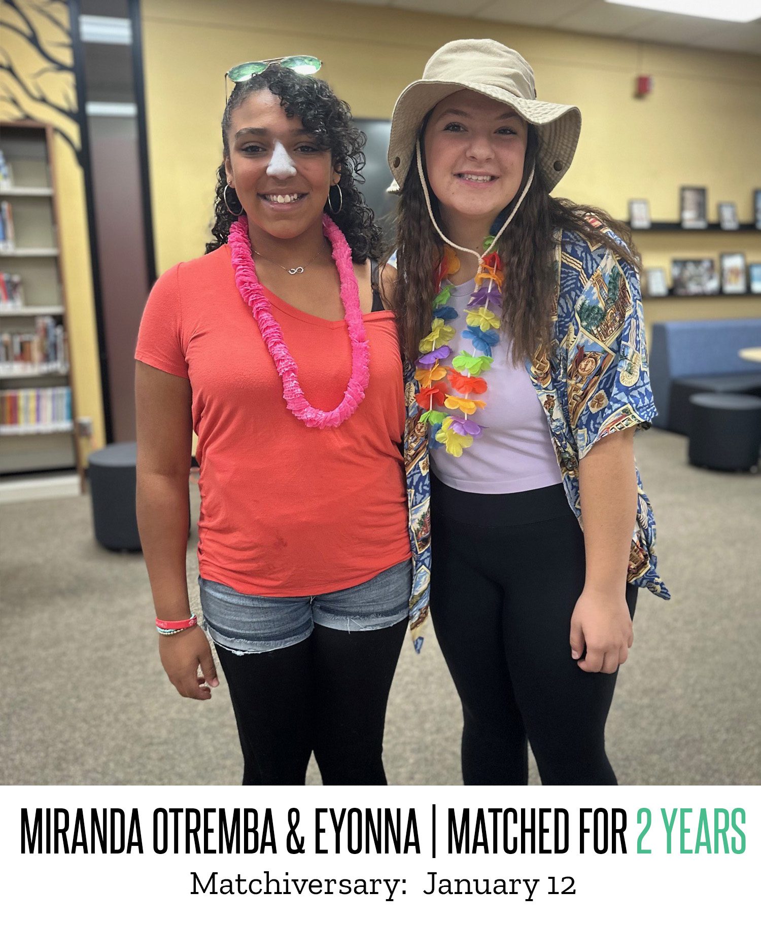 Miranda Otremba and Eyonna 2 Year Matchiversary