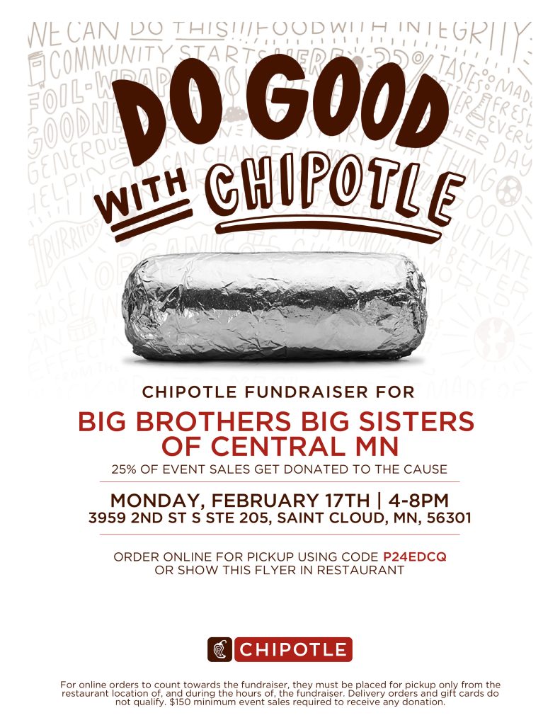 Chipotle Fundraiser Flyer 2025